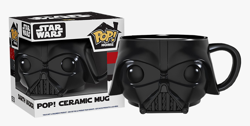 Transparent Darth Vader Silhouette Png - Star Wars Funko Pop Mug, Png Download