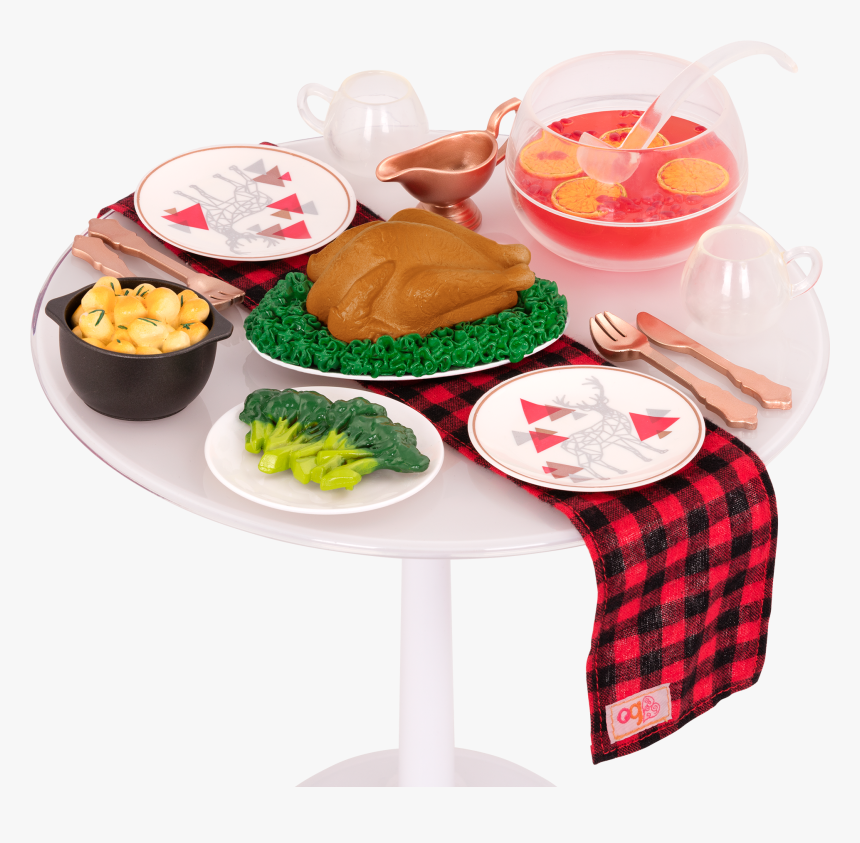 Festive Feast Dinner Set On Table - Our Generation Festive Feast, HD Png Download