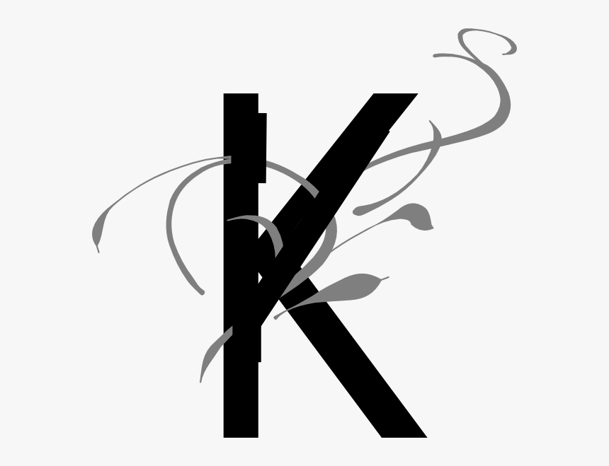 Png Stock Letter Clip Art At Clker Com Online - Fancy Letter K Transparent, Png Download