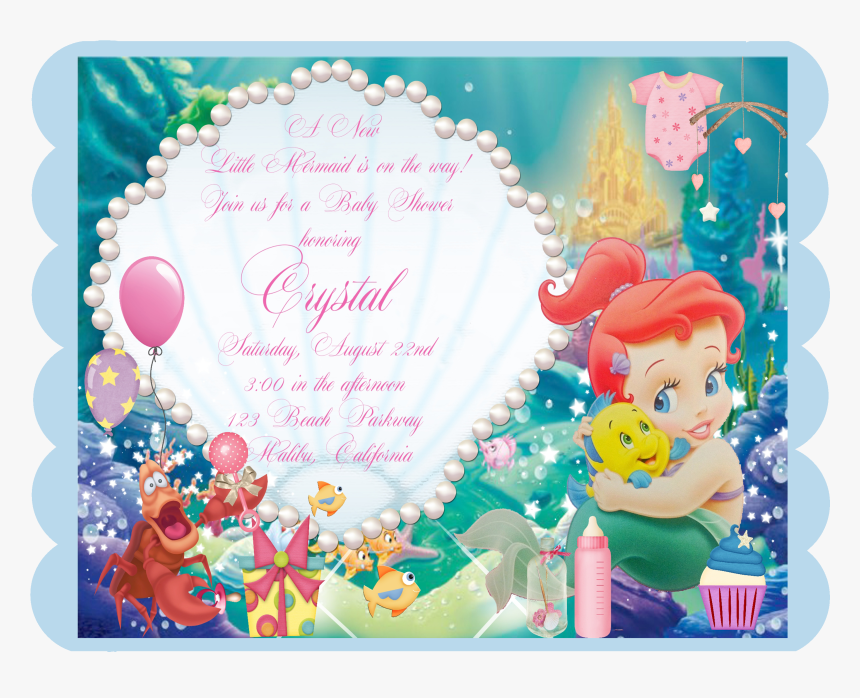 Baby Mermaid Png, Transparent Png