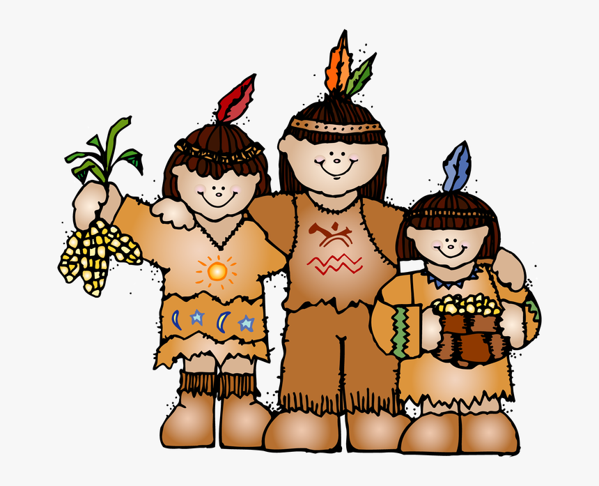 Native American Clipart Melonheadz - Thanksgiving Native American