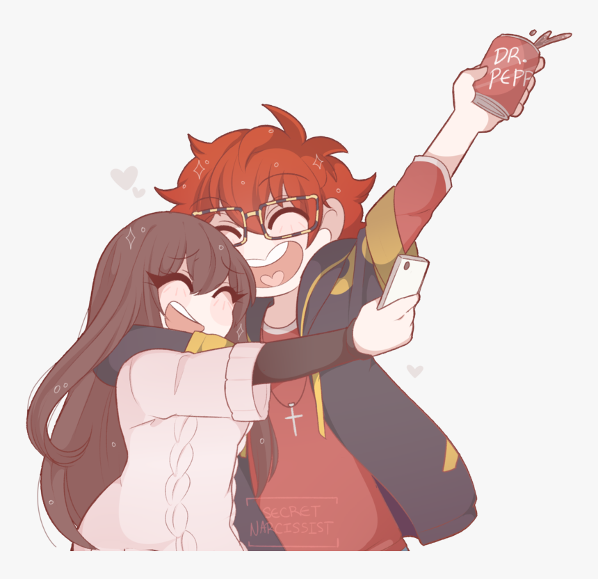 707 Mystic Messenger And Mc, HD Png Download