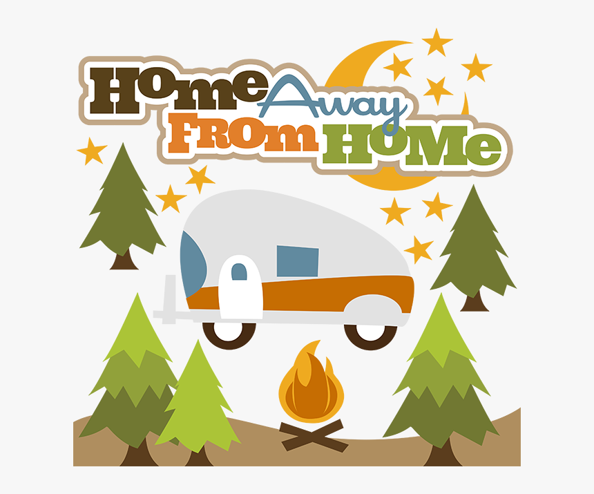 Clipart Digital Scrapbook Camping, HD Png Download