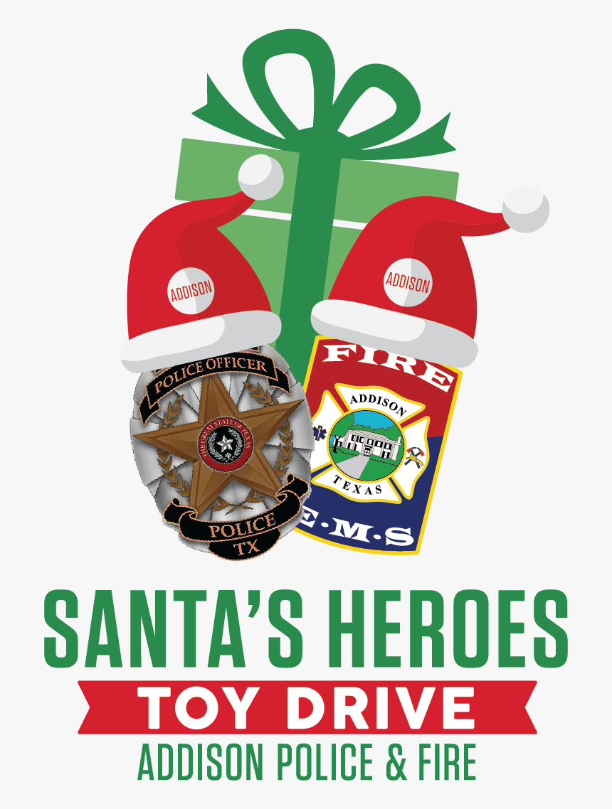 Santa S Heroes Toy Drive Logo, HD Png Download