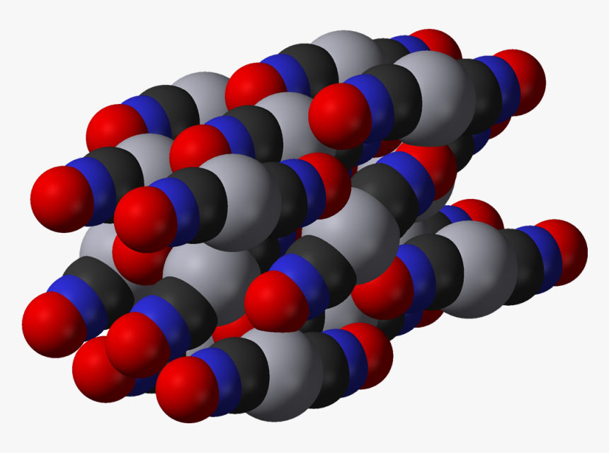 Mercury Fulminate Xtal 3d Vdw - Fulminate De Mercure, HD Png Download