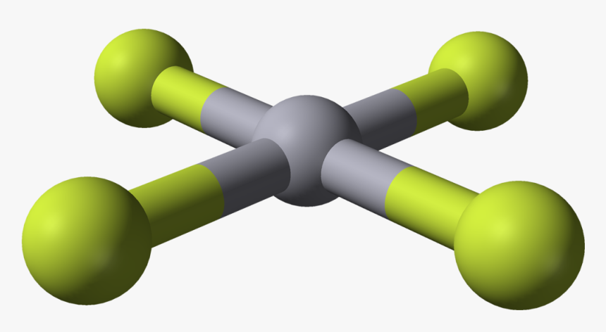 Mercury Tetrafluoride 3d Balls - Circle, HD Png Download