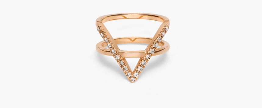 Icon Ring With White Diamonds - Engagement Ring, HD Png Download