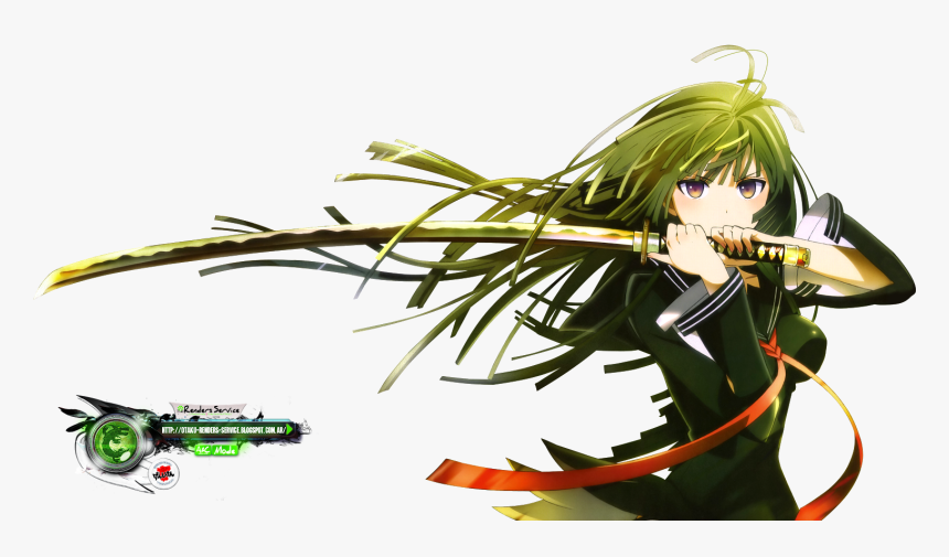 Black Bullet Tendou Kisara Meg - Swords Anime Girl Png, Transparent Png