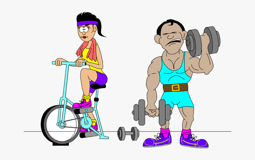 People Working Out Png Free Clip Art Exercising, Transparent Png