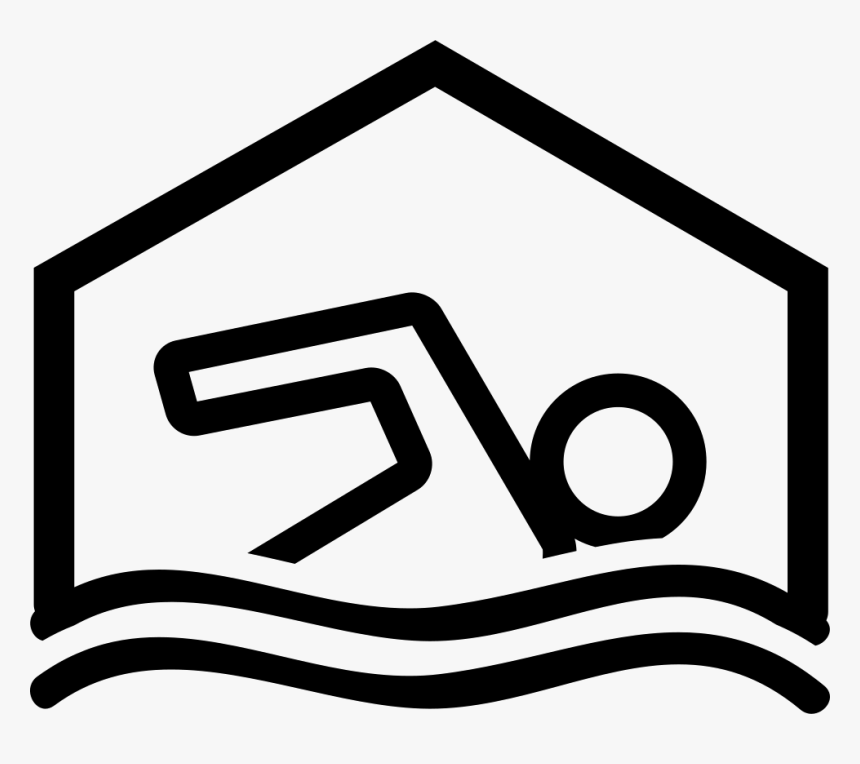 Covered Swimming Pool Symbol - Simbolo De Alberca, HD Png Download
