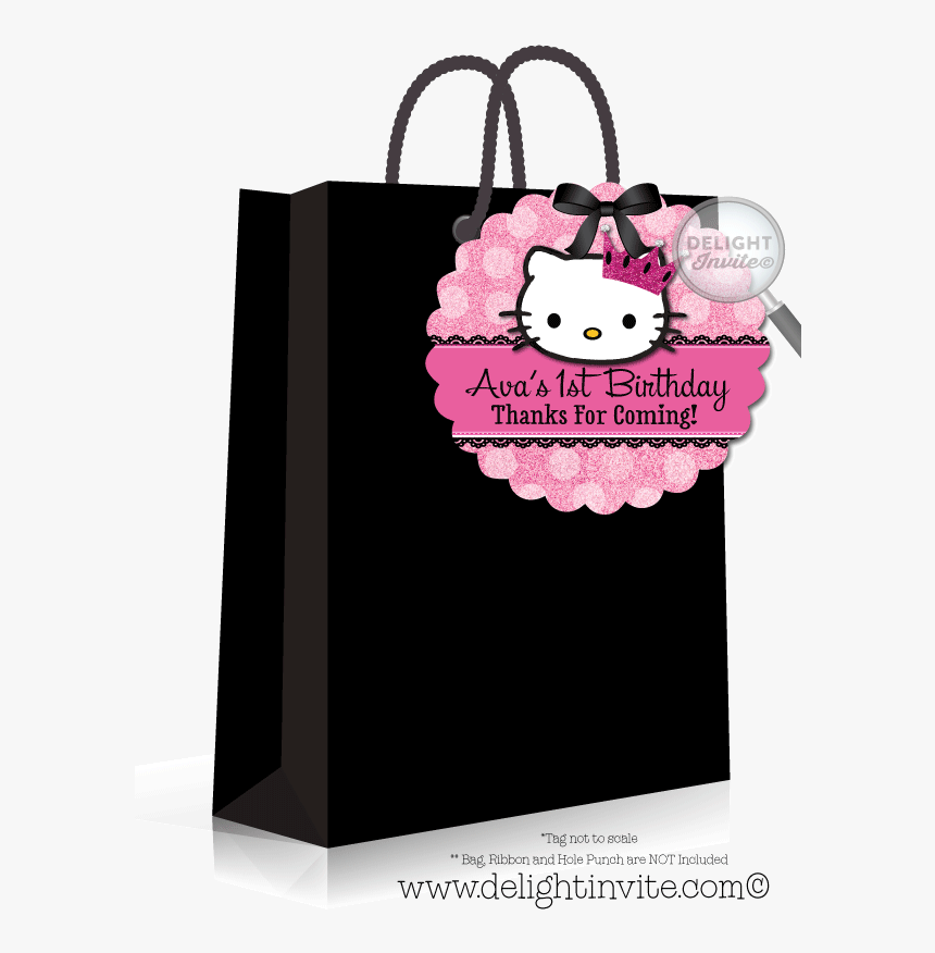 Hello Kitty Party Favor - Barbie Thank You Tags, HD Png Download