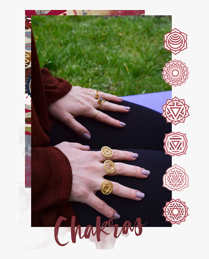 Ottoman Hands Chakra Rings - Motif, HD Png Download