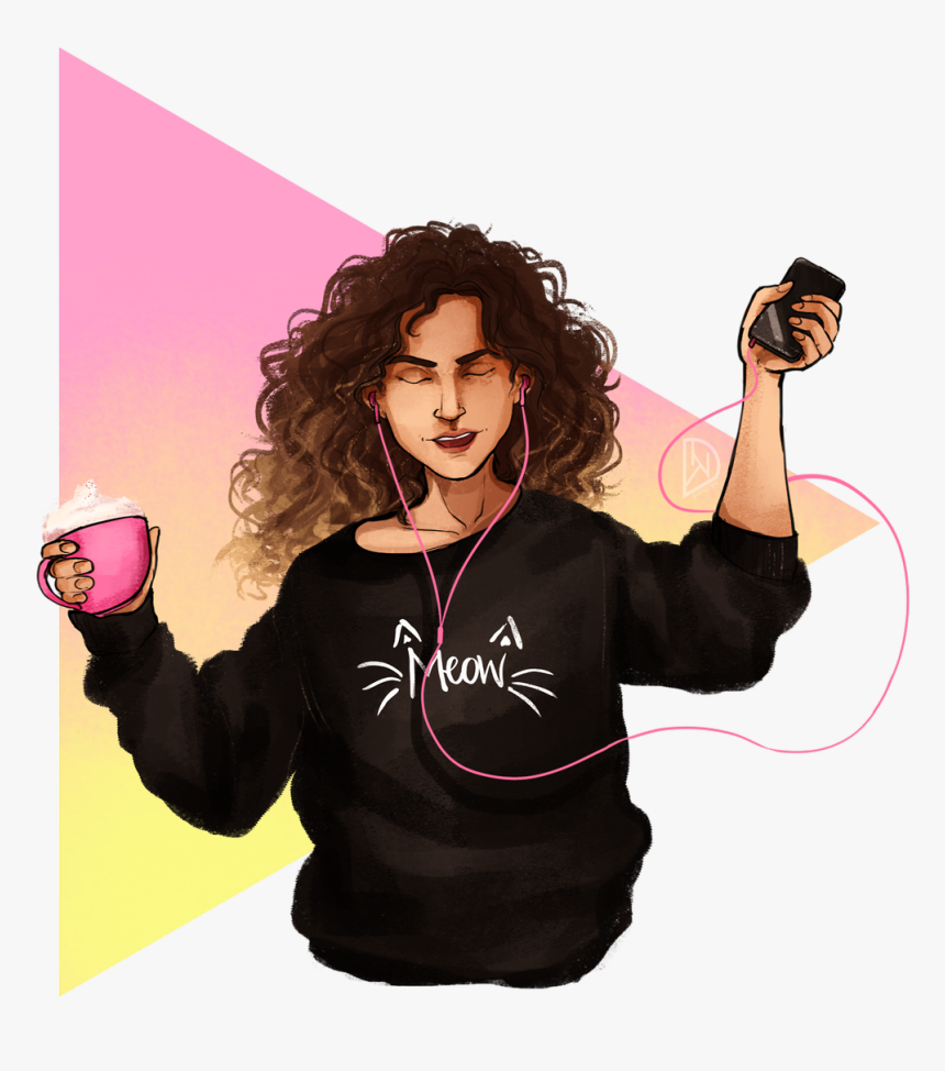 Transparent Geometric Png Tumblr - Girl, Png Download