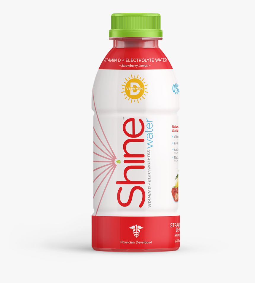 Purchase Strawberry Lemon - Shine Water Vitamin D And Electrolyte, HD Png Download