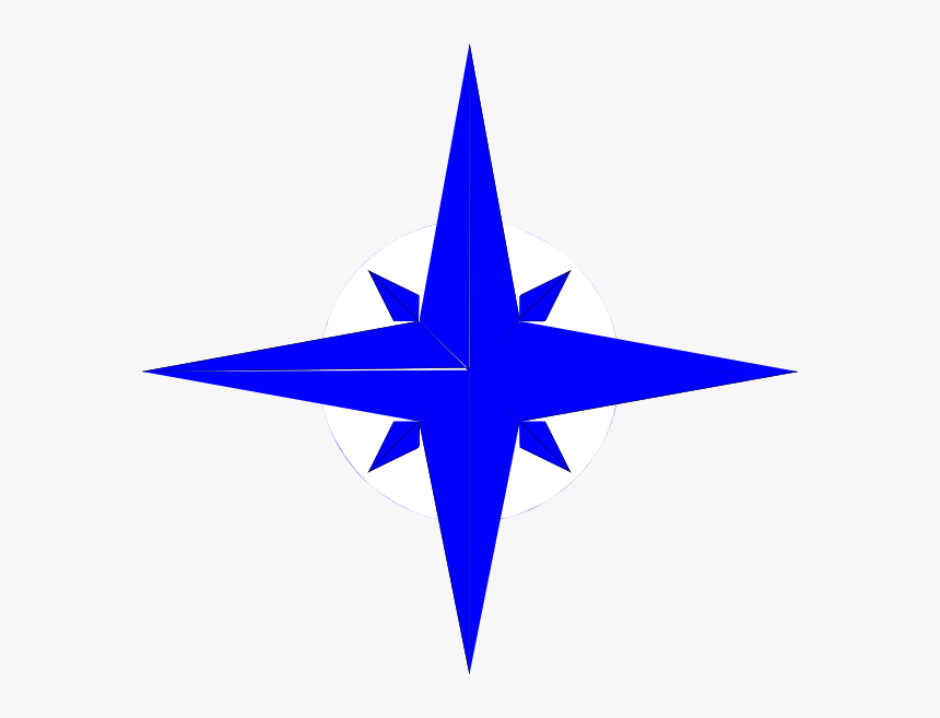 North Star Clipart - 4 Point Star Png, Transparent Png