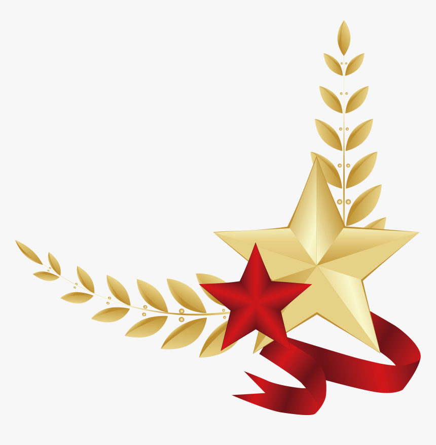 Star Of Fatherland Five-pointed Defender The Day Clipart - День Защитника Отечества Png, Transparent Png