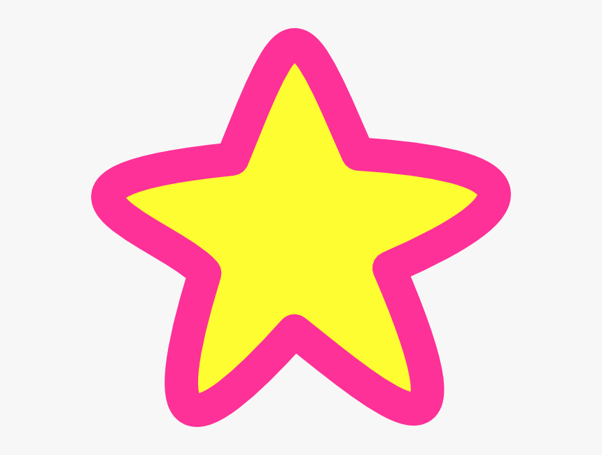 Pink Star Clipart, HD Png Download