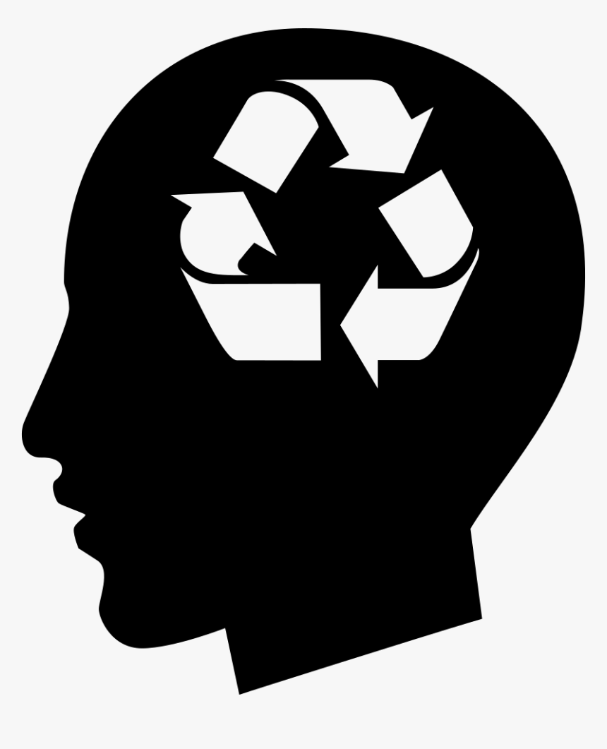 Menu Brain - Recycling Icon In A Circle, HD Png Download