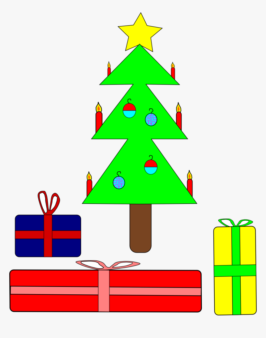 Machovka Christmas 2 Scalable Vector Graphics Svg Clip - Christmas Tree Clip Art, HD Png Download