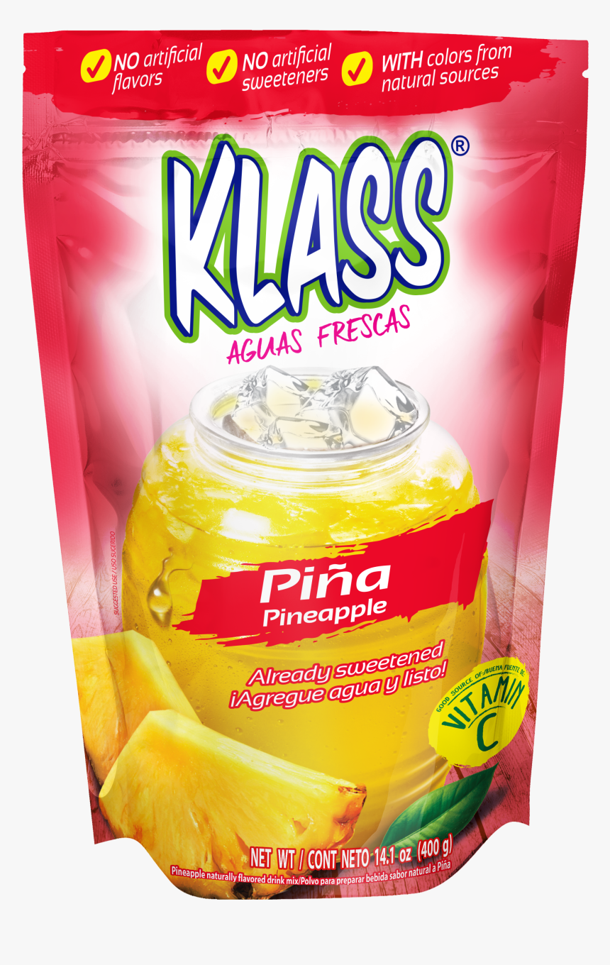 Klass Pineapple Naturally Flavored Drink Mix - Klass, HD Png Download