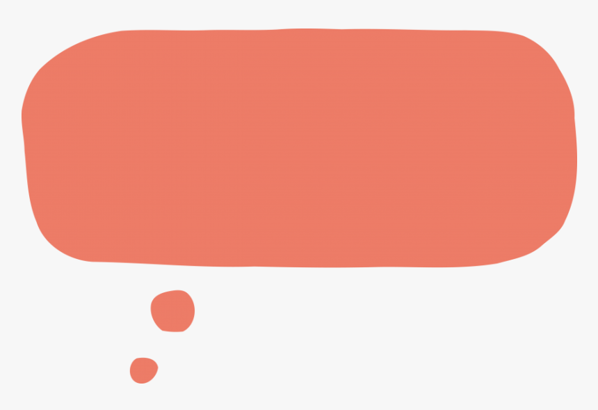 Transparent Thought Bubble Png Transparent - Coquelicot, Png Download