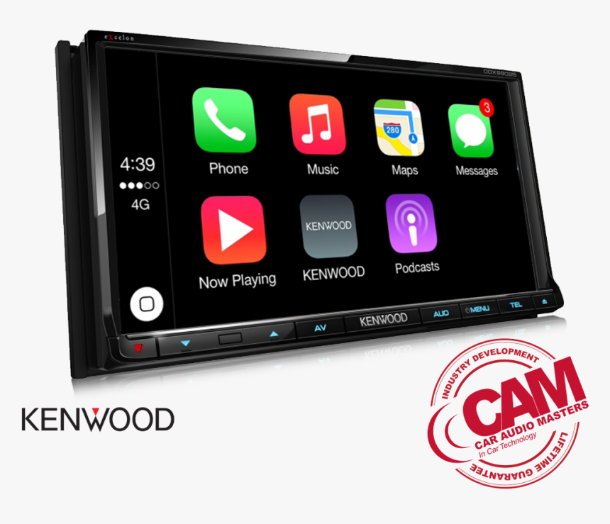 Kenwood Dmx7017bts Multi Media Car Av Receiver - Alpine Ilx 700 7, HD Png Download