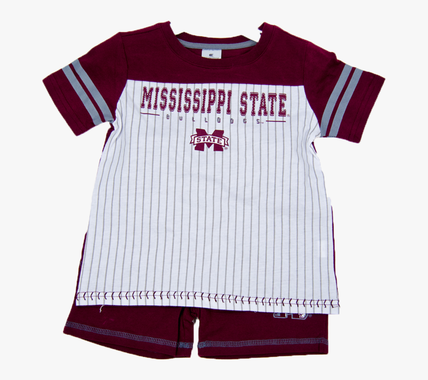 Toddler Striped Mississippi State Baseball Tee And - Girl, HD Png Download