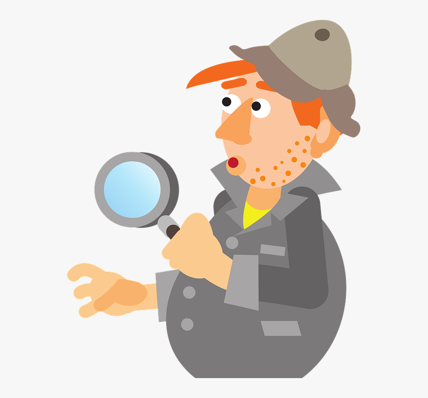 Detective, Research, Search, Find, Investigation - Illustration, HD Png Download