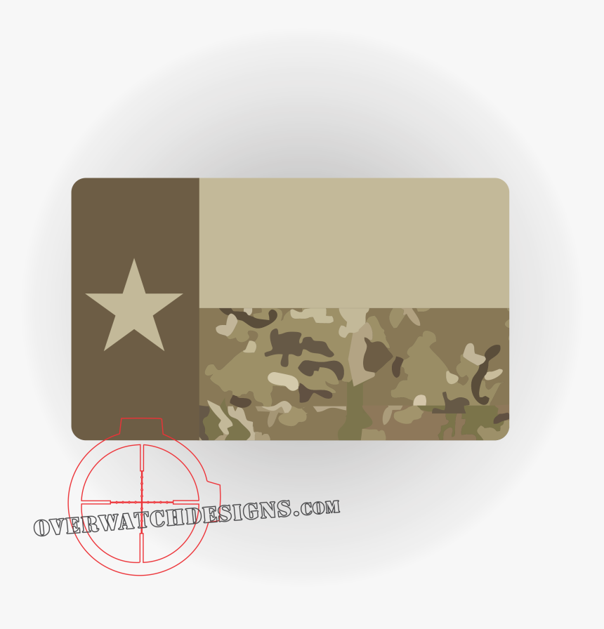 Camo Texas Sticker - Flag Of Texas, HD Png Download
