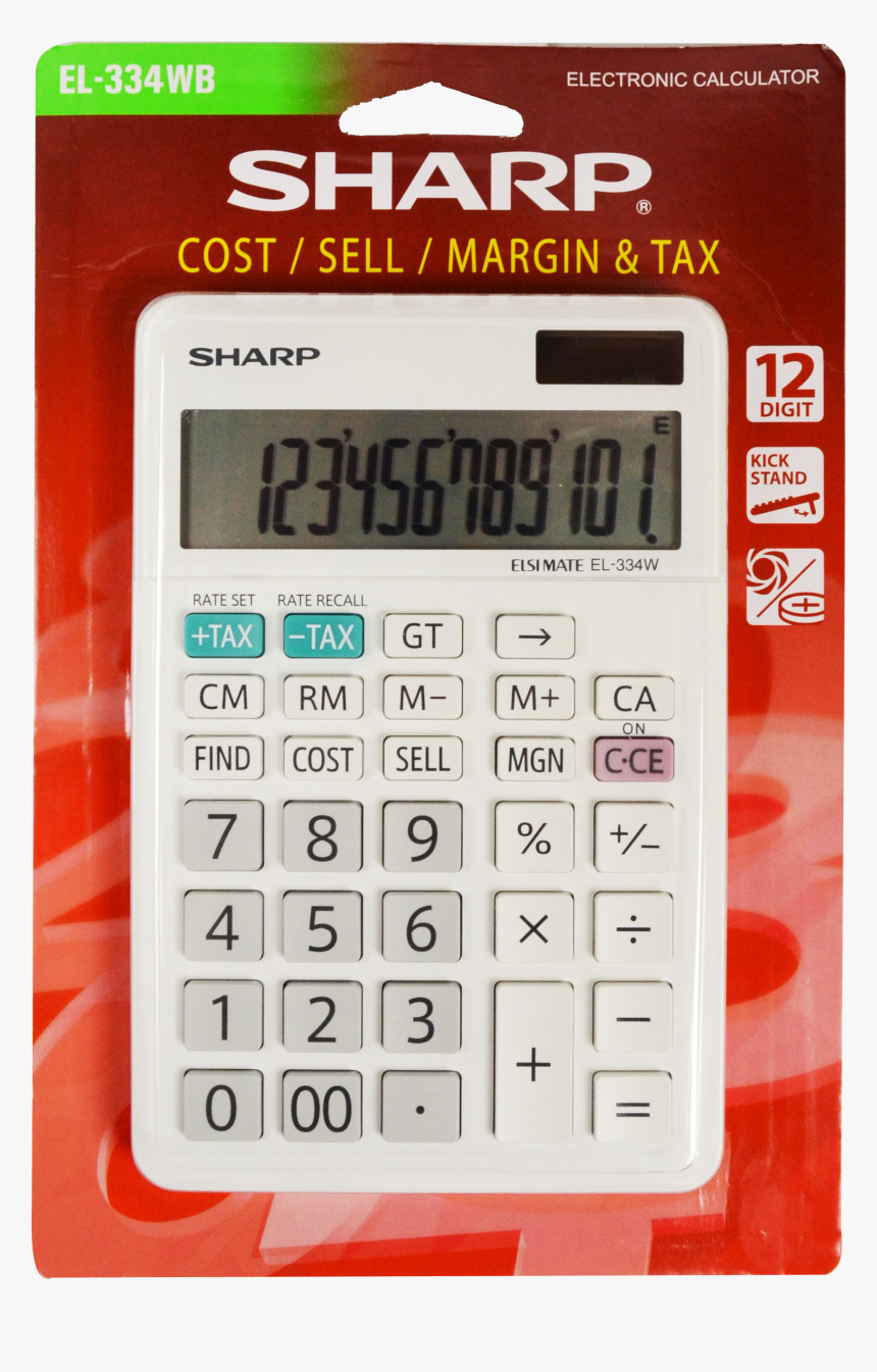 Sharp El 330a Calculator, HD Png Download