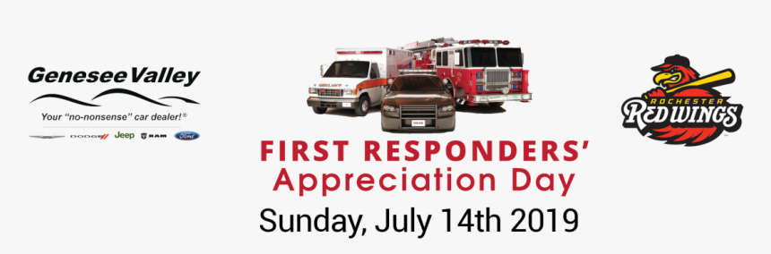 Genesee Valley, First Responders Appreciation, And - Emergency, HD Png Download