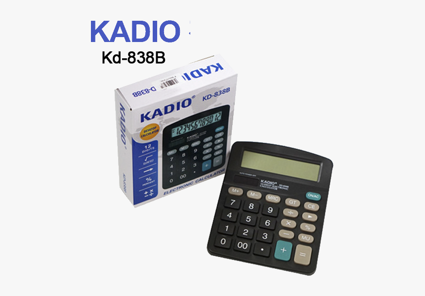 Calculadora Kadio Kd838b, HD Png Download