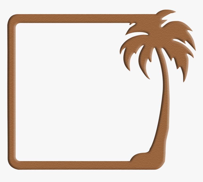 Svg Royalty Free Download Nos Apps Templates Category - Palm Tree Frame Transparent, HD Png Download