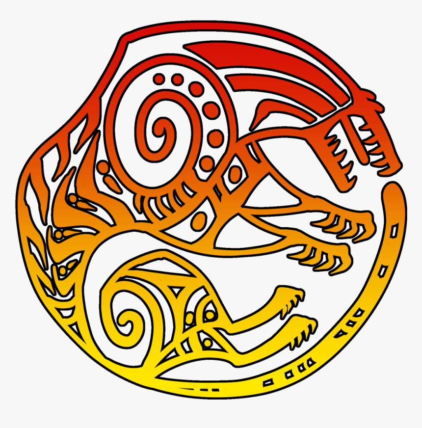 Roundbigcatglyphs Orangepalaeo - Circle, HD Png Download