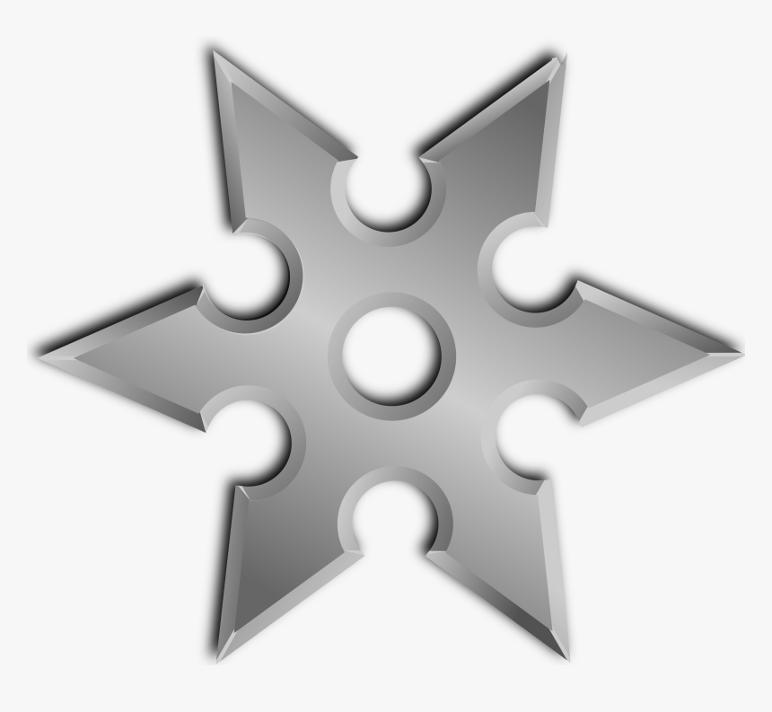 Ninja Clip Art Transprent - Transparent Shuriken Png, Png Download