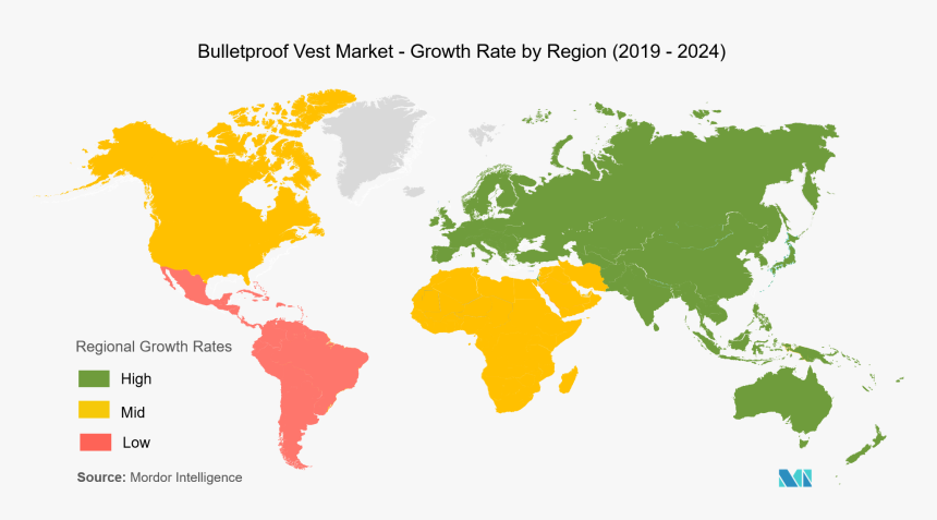Bulletproof Vest Market - Ulcerative Colitis Prevalence Rate, HD Png Download