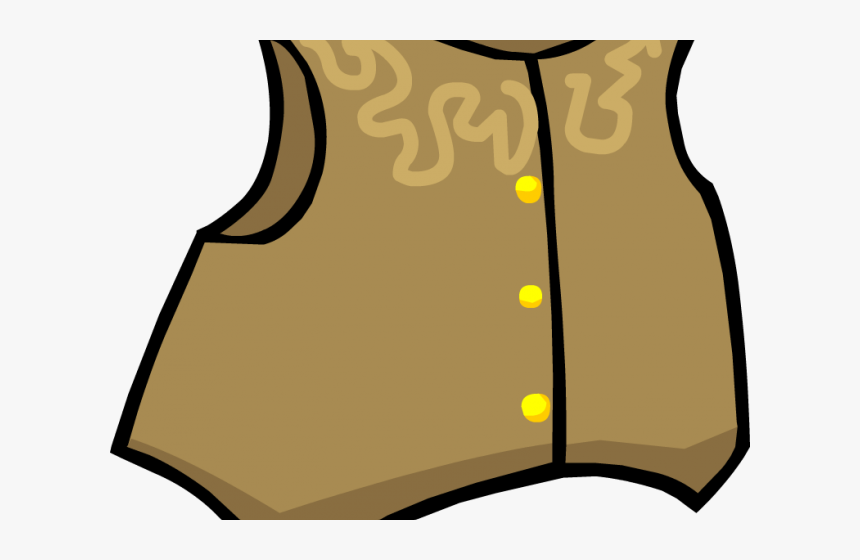 Cowboy Clipart Jacket - Vest Clipart, HD Png Download