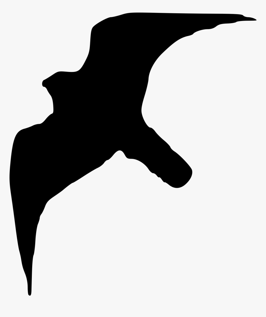 Filefalco Peregrinus Silhouette - Silhouette Of Peregrine Falcon, HD Png Download