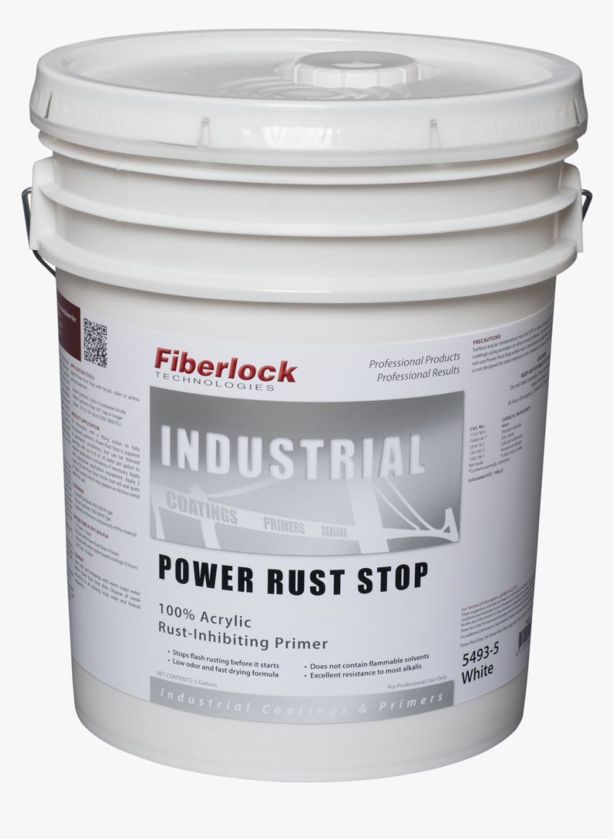 Five Gallon Fiberlock Power Rust Stop, HD Png Download