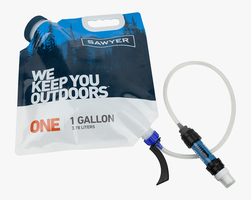 1-gallon Gravity Water Filtration System - Sawyer 1 Gallon Gravity System, HD Png Download
