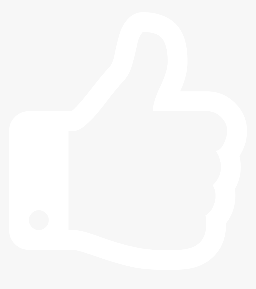 White Thumb Up Png, Transparent Png