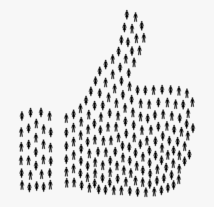 Democracy Organization Science, Industry And Business - People Thumbs Up Clipart, HD Png Download