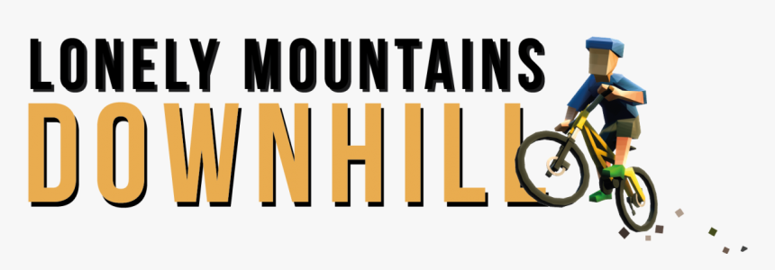 Lmd Logowithrider Black@6x - Lonely Mountains Downhill Logo, HD Png Download