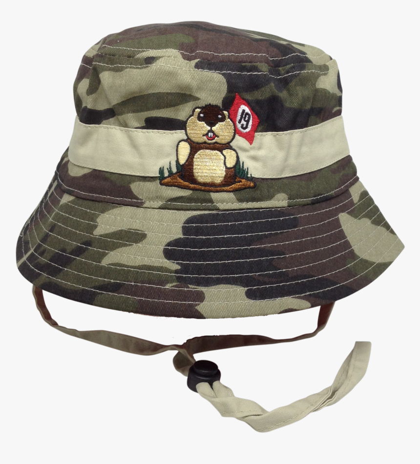 19th Hole Dancing Gopher Camo Bucket Hat By Readygolf - Cartoon, HD Png Download