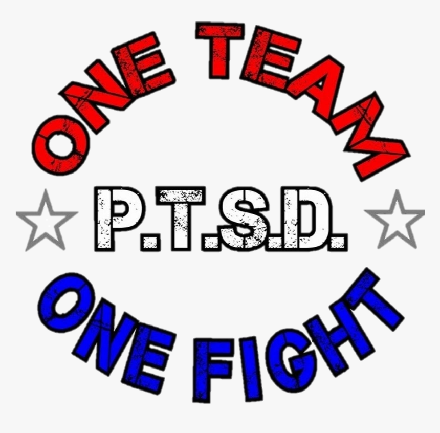 One Team One Fight 4 Ptsd - Circle, HD Png Download