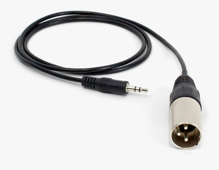 3.5 Mm To Xlr Male Cable, HD Png Download