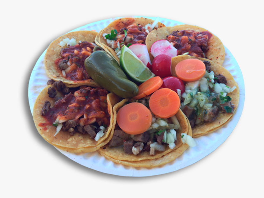 Tostada Png -tacos - Plato De Tacos Animado Png, Transparent Png