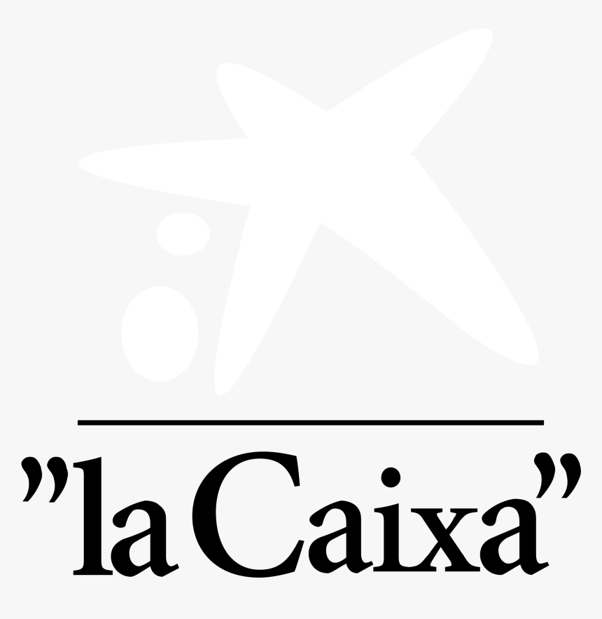 La Caixa Logo Black And White - La Caixa, HD Png Download
