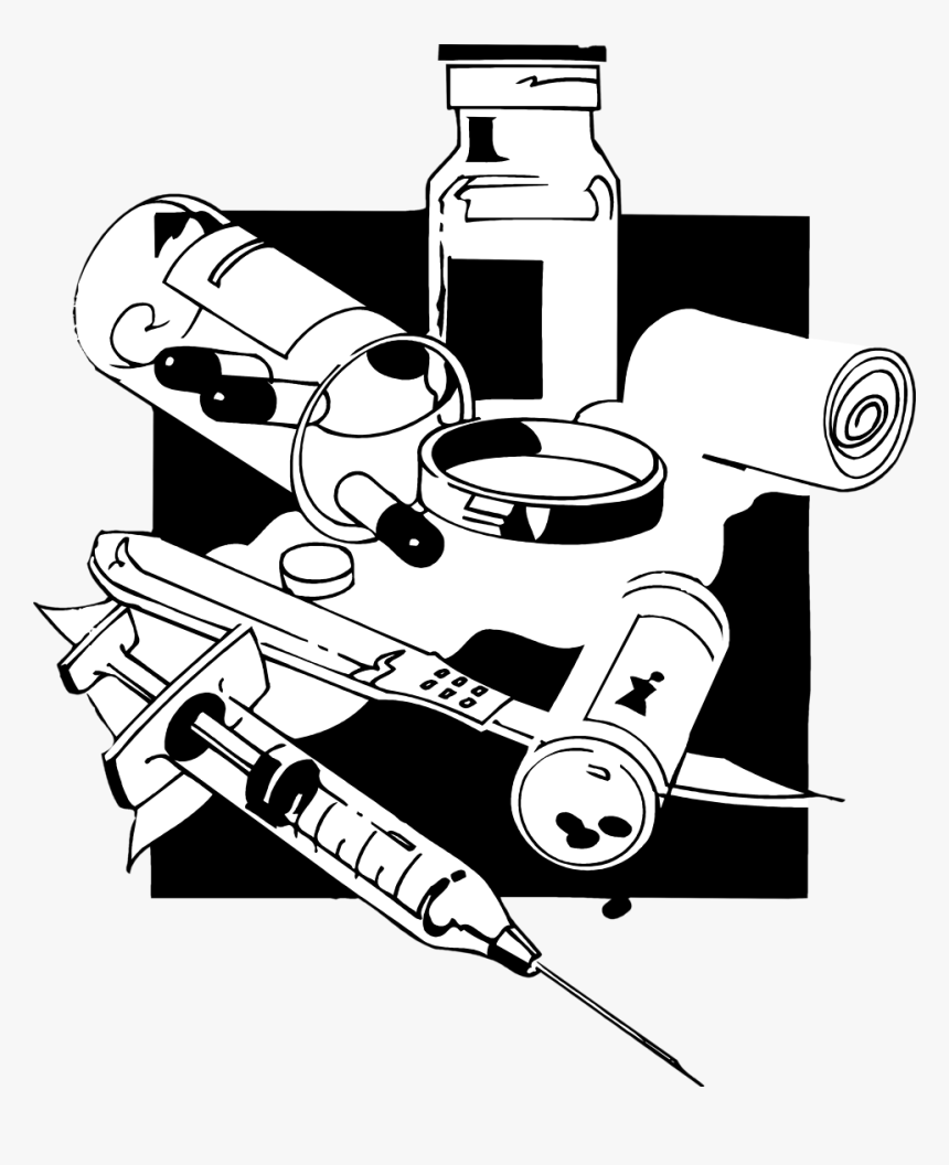 Drugs Clip Art Black And White