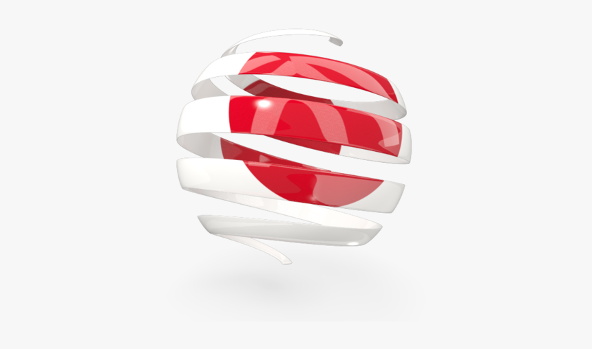 Round 3d Icon - Round Japan Flag 3d, HD Png Download